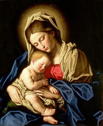Madonna e criança de Il Sassoferrato